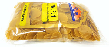 Rani Pani Puri Coins 32Oz (2Lbs) 907G, Bulk Pack 330-335 Coins ~ Uncooked, Microwaveable Wheat And Semolina Coins ~ All Natural