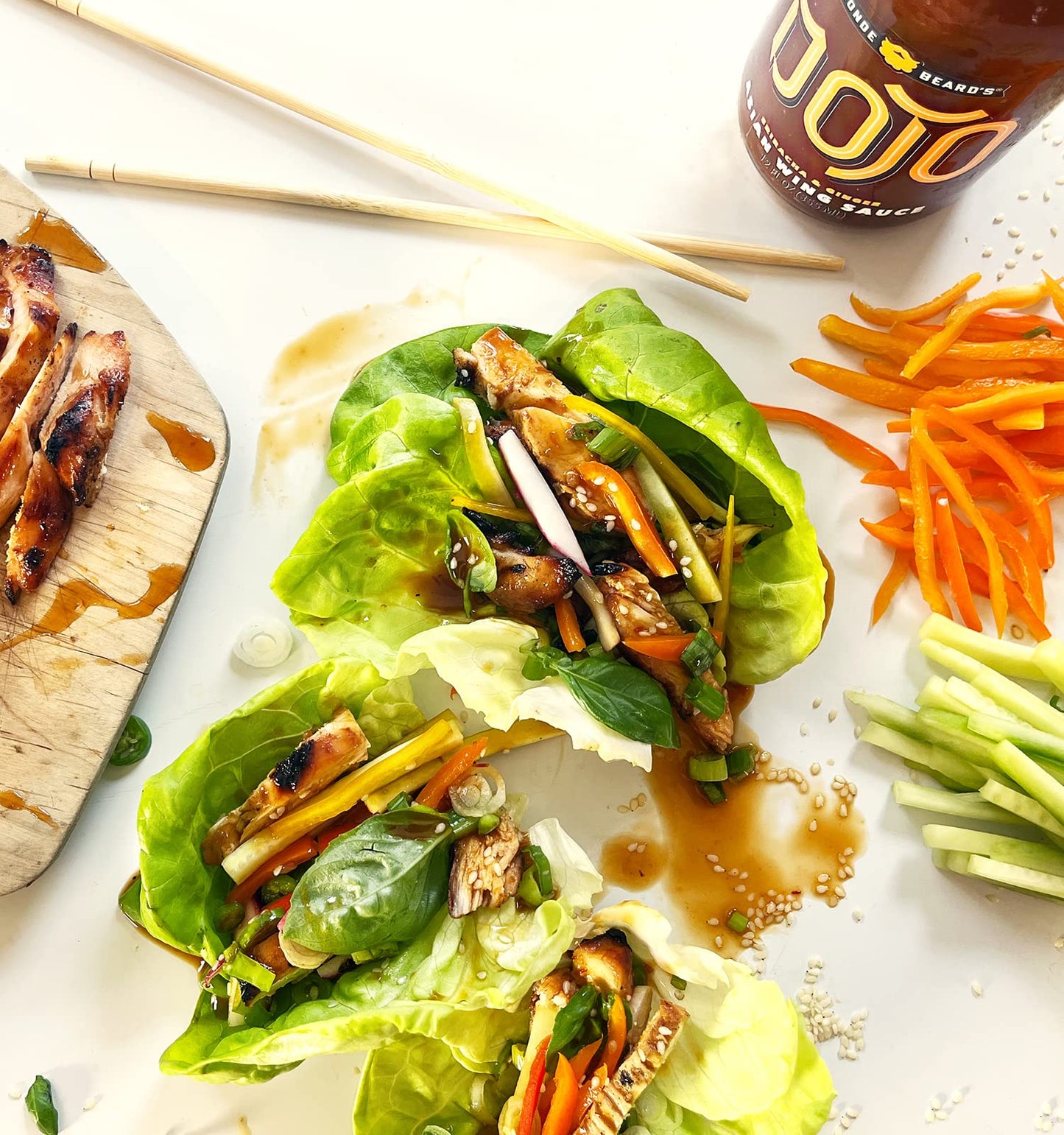 Blonde Beard'S Dojo Asian Wing Sauce (Mild) - With Our Homemade Sriracha, Tamari (Gluten Free Soy Sauce), Ginger & Sesame. Try W
