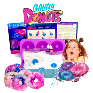 I'm the Chef Too- Galaxy Donut Baking Set - Real Kids Cooking Set with Art and STEM Activities- Make Six Galaxy Donuts- Kids Bak