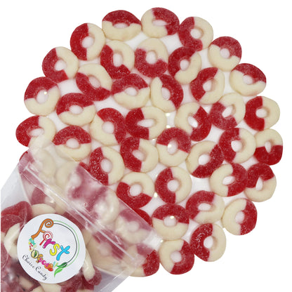 FirstChoiceCandy Gummy Rings (Cherry, 1 Pound (Pack of 1))