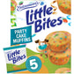 Entenmanns Little Bites Party Cake Muffins, Pouches of Mini Muffins, 8.25 Oz, 5 Count