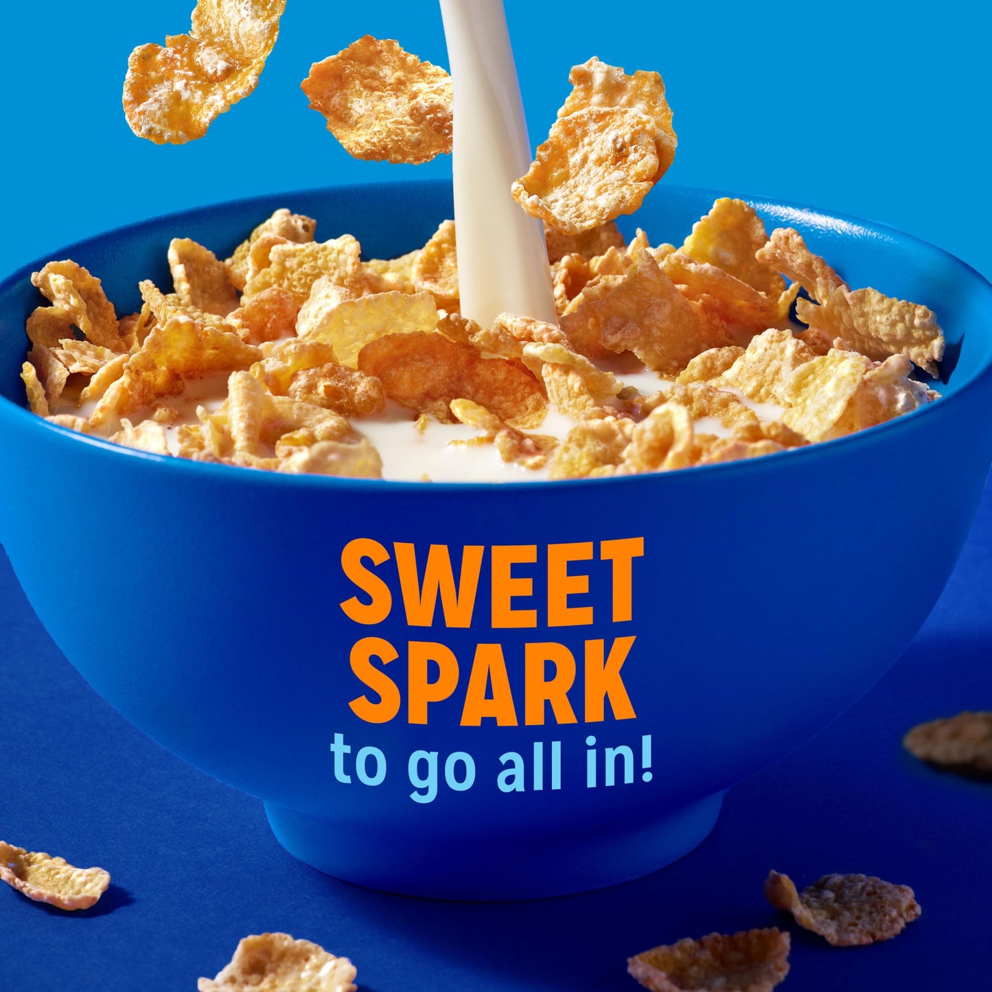 Frosted Flakes Breakfast Cereal, 8 Vitamins and Minerals, Kids Snacks, Large Size, Original, 17.3oz Box (1 Box)