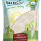 Food to Live Organic Short Grain White Sushi Rice, 10 Pounds - Non-GMO Japanese Style Perfectly Sticky Rice, Vegan, Bulk. Easy t