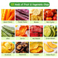 Kachikachi Freeze Dried Vegetables Snacks Fruit Chips - 8.8Oz/250G, Dry | Crispy | Refreshing | Ziplock Bag, 12 Mixed Fruits And