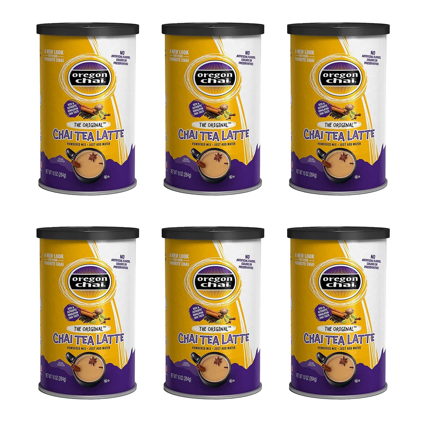 Oregon Chai Original Dry Chai Latte Mix, 10 Ounces (Pack Of 6)