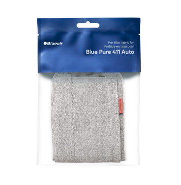Blueair Blue Pure 411 Auto Light Gray Pre-Filter, Washable Fabric Traps Pollen, Pet Hair  Dust,Awinter Reed