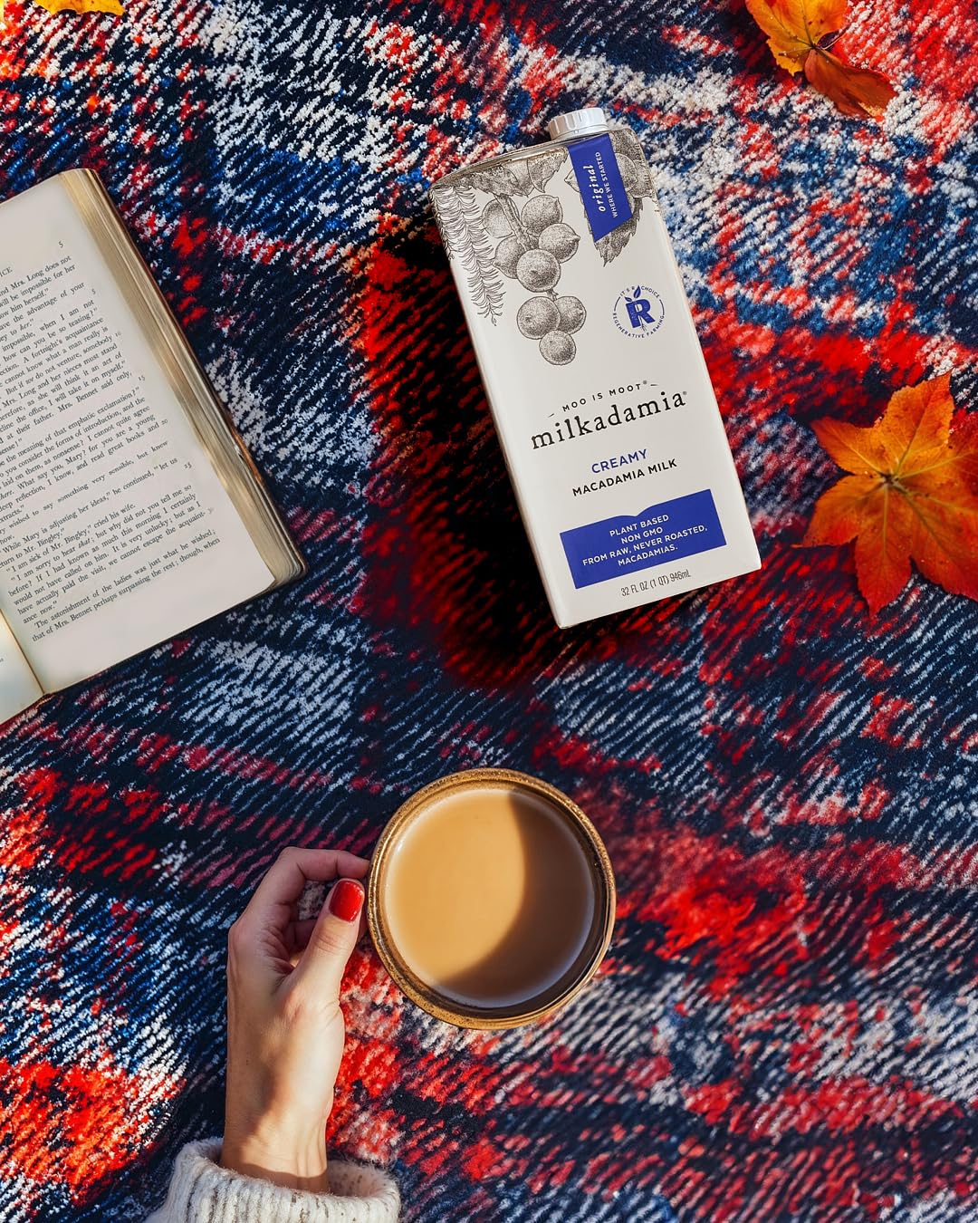 milkadamia Macadamia Milk - Creamy - 32 Fl Oz (Pack of 6) - Lactose Free, Vegan, Shelf Stable, Plant Based, Non Dairy, Dairy Fre