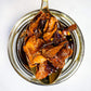 Hot Crispy Oil, An all natural unique blend of fresh fried shallots, fresh garlic and a proprietary blend of three different chi