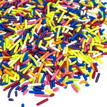 Manvscakes, Natural Rainbow Sprinkles, No Artificial Dyes, Gluten Free, Nut Free, 3 Ounces, Cake Decorations, Cupcake Sprinkle B