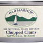 Bar Harbor Chopped Clams, 6.5 oz.