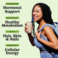 VitaHustle ONE Meal Replacement Shake - Vegan Protein Powder with Superfoods, 24 Ounce, Vanilla Flavor