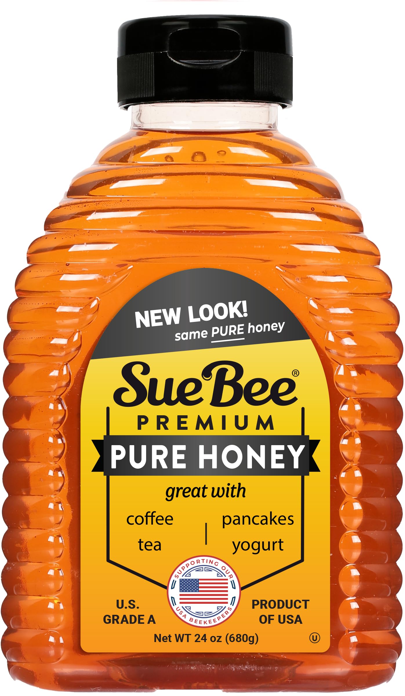 Sue Bee Pure Premium Honey, Usa Beekeepers, 24 Oz Packaging May Vary