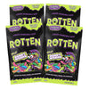 Rotten Sour Gummy Worms - Low Sugar, Low Calorie, 7G Gut-Friendly Prebiotic Fiber And 3G Protein, Gluten Free Candy - 5.3 Oz Share Pack [4 Pack]
