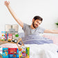 The Ultimate Get Well Soon Gift Basket | Care Package Speedy Recovery Gift Set W/Bed Tray, Books, Snacks & Blanket Feel Better Soon Hospital Gift Bundle For Man, Woman, Kids Boy Girl Teenager