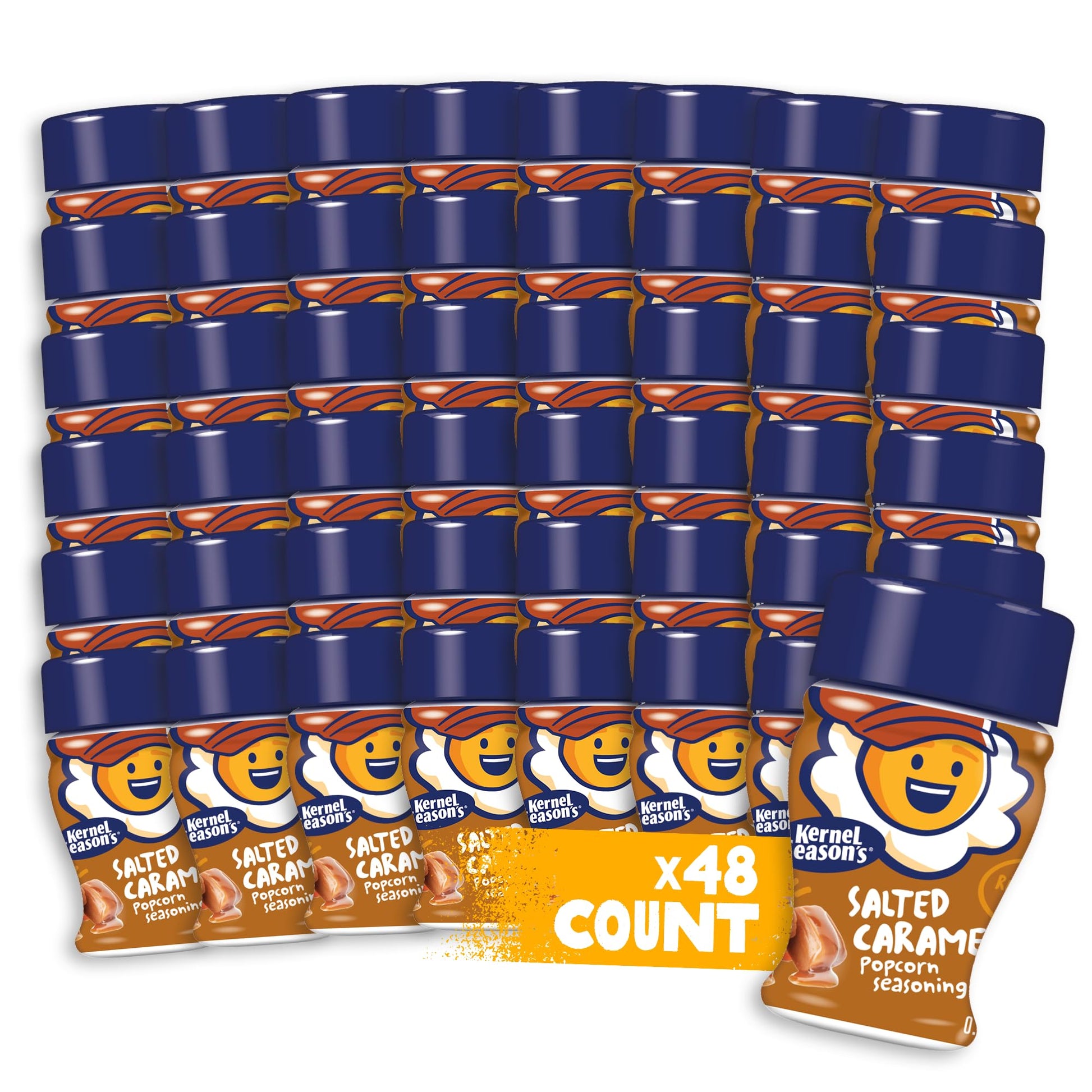 Kernel Seasons Popcorn Seasoning, Salted Caramel Flavor, 0.9 Ounce (Pack of 48)