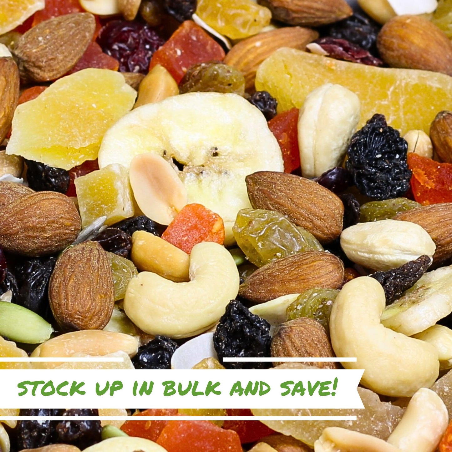 Its Delish Tropical Mix Trail Mix, 32 Ounce Bulk Bag, Vegan, Kosher, Healthy Snack with Nuts & Dried Fruits