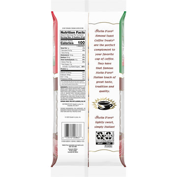 Stella D'oro Almond Toast Crunchy Coffee Treats Cookies, 6.6 Oz (Pack of 12)