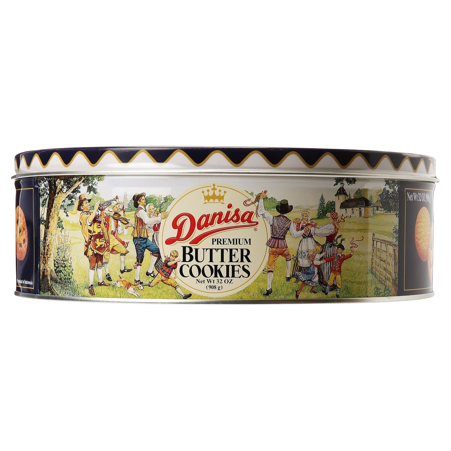 Danisa Butter Cookies In Tin, 32 Oz