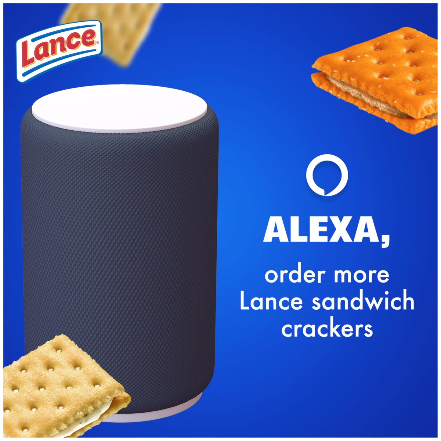Lance Sandwich Crackers, Variety Pack, 3 Flavors, 8 Individually Wrapped Packs, 6 Sandwiches Each