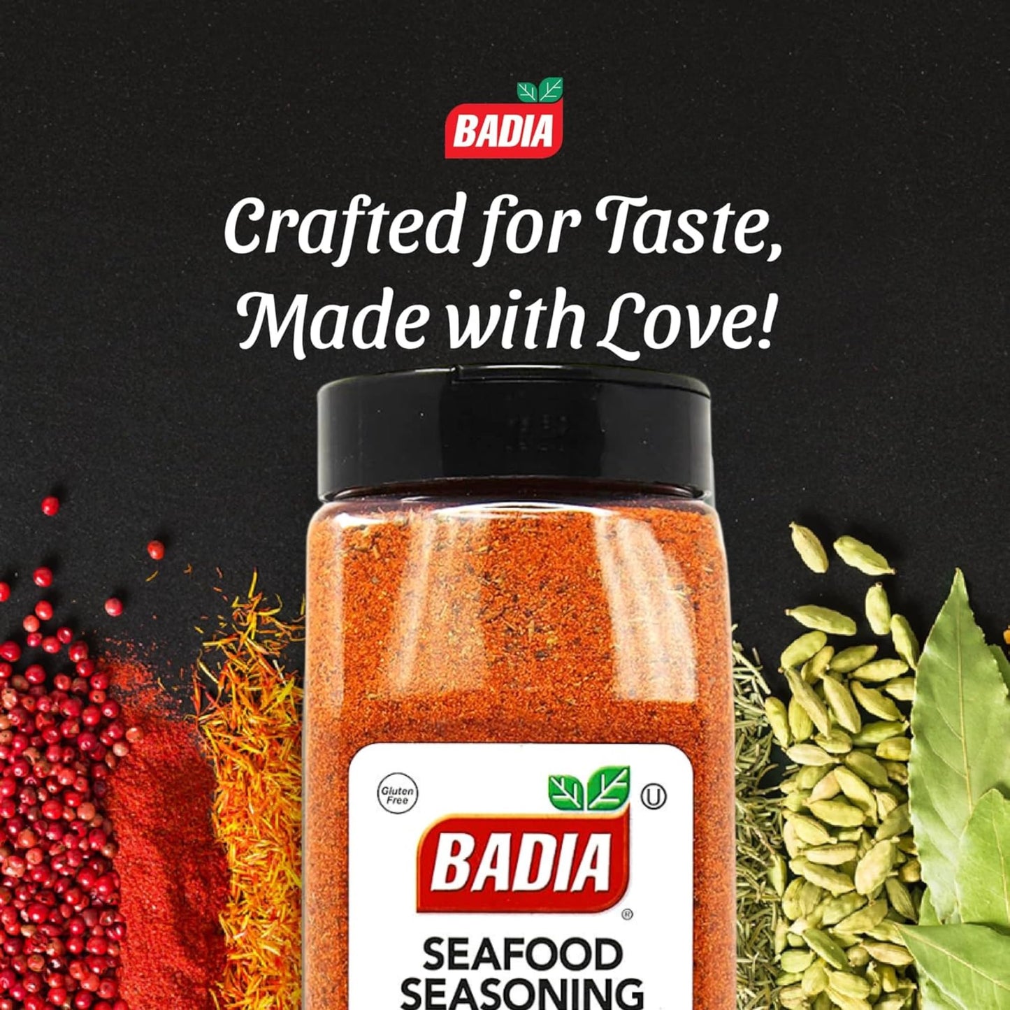 Badia Blackened Seafood Seasoning Creole Blend 1.5 Pound - Savory Blend, Bold Southern Flavor, No MSG
