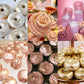 Cobakey Edible Glitter for Cocktails, 4g Pink Glimmer Powder, Food Grade Metallic Coloring, 4 Color Set
