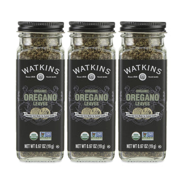 Watkins Gourmet Organic Spice Jar, Oregano Leaves, 0.77 Ounce (Pack of 3)