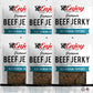 Enjoy Beef Jerky Old Fashion Peppered | 12 Oz (Pack Of 6) | Traditional Style | Usa Made | High Protein | Low Fat | Zero Trans F