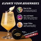 MONÉGASQUE Edible Glitter for Drinks & Cakes, 10g, Iconic Gold