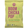 Angies BOOMCHICKAPOP Sea Salt Popcorn, 4.8 oz Bag, Pack of 12