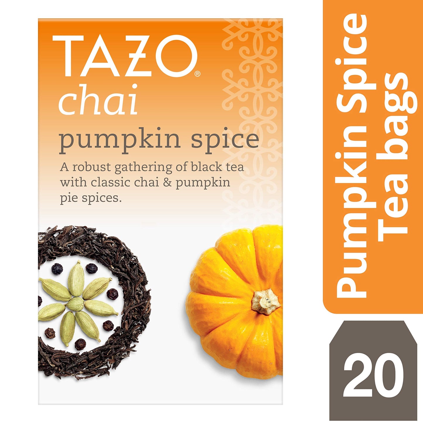 Tazo Chai Pumpkin Spice Tea 20 ct (pack of 1)