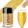 CRPTHE Gold Luster Dust Edible 5g, Edible Glitter for Drinks, Food Grade Glitter Shimmer Sprinkle Powder for Cocktails, Baking, 