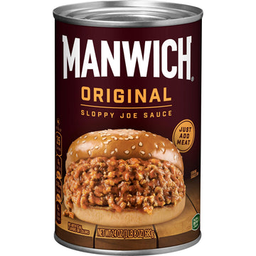 Manwich Original Sloppy Joe Sauce, Canned Sauce, 24 OZ (Pack of 12)