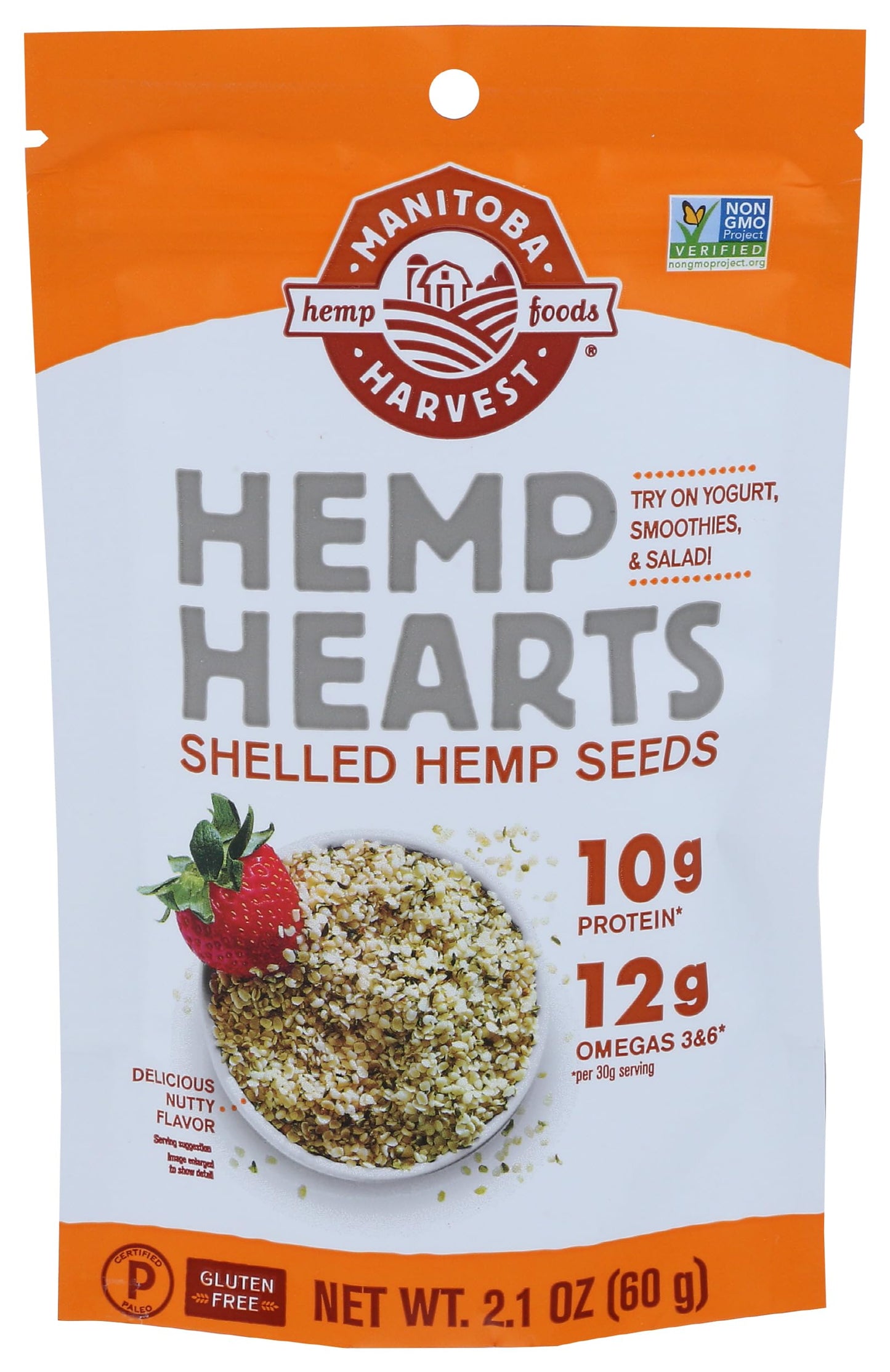 Manitoba Harvest Natural Hemp Hearts, 2 Ounce