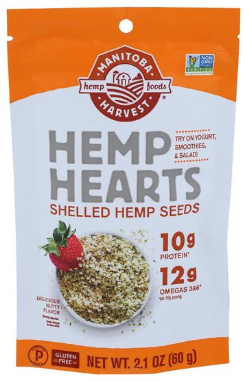 Manitoba Harvest Natural Hemp Hearts, 2 Ounce