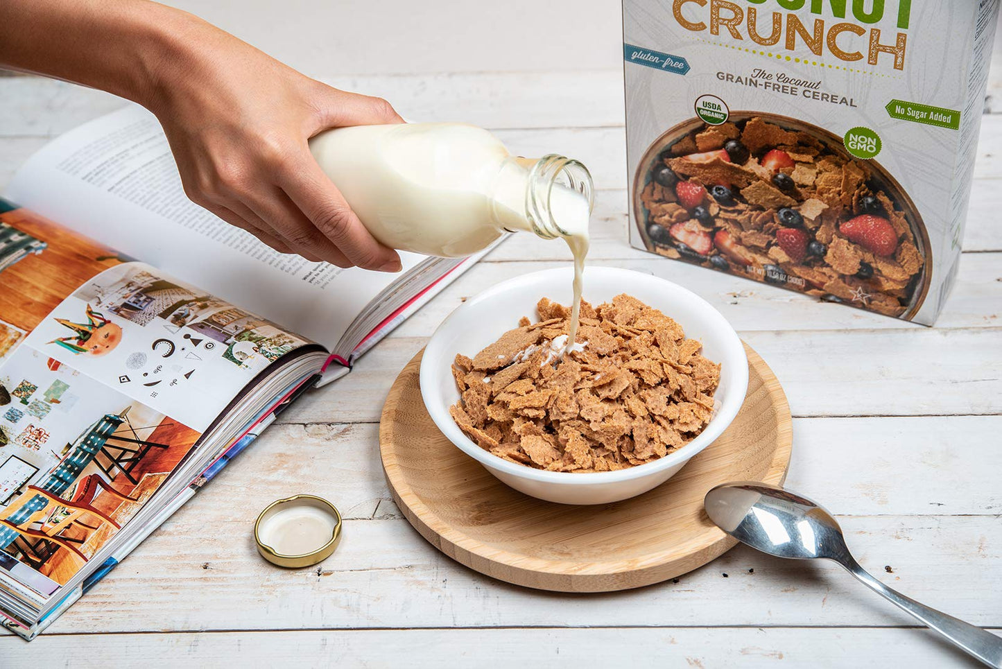 Nuco Certified Organic Grain And Gluten Free Coconut Crunch Cereal, 1 Box, 1058 Oz