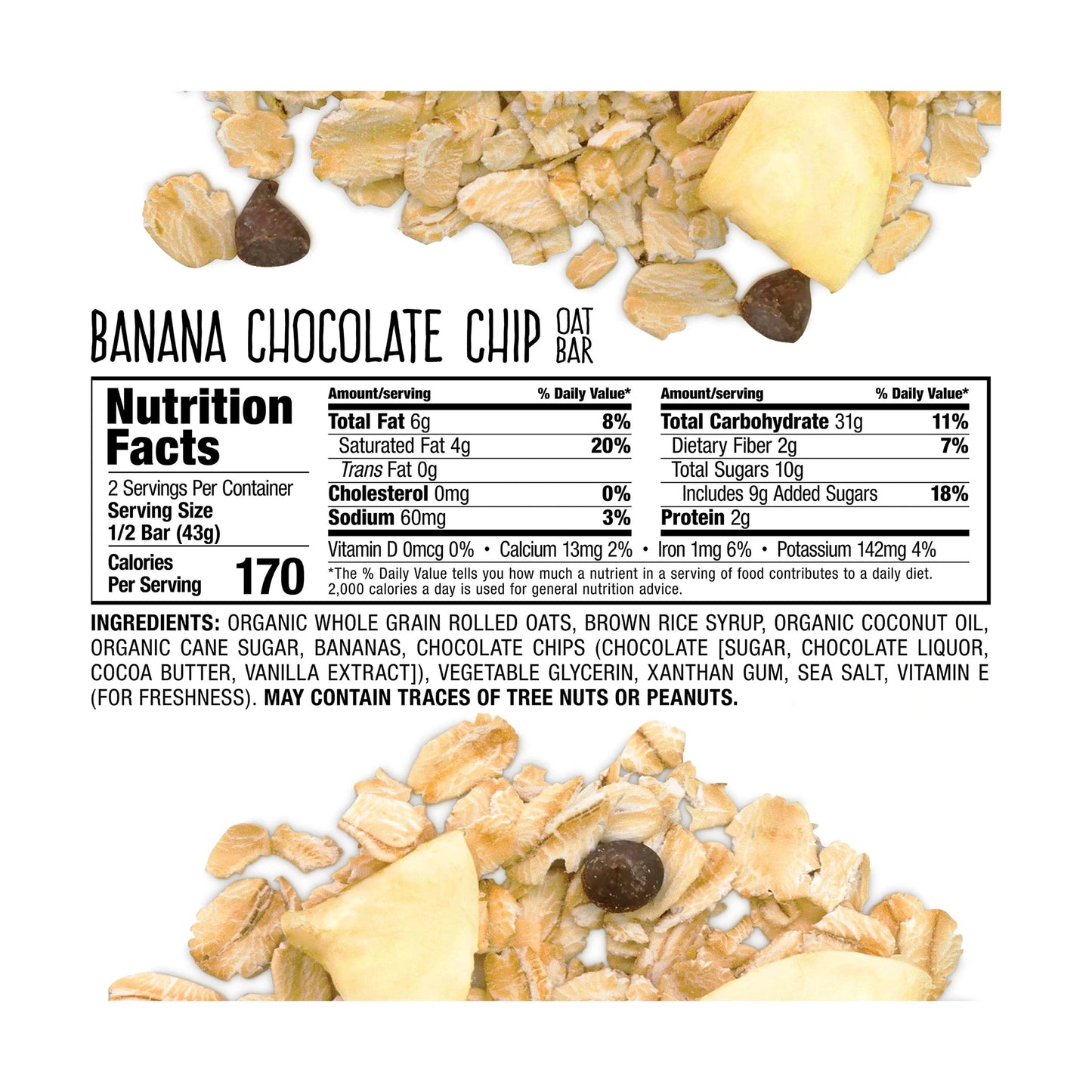 BoBo's Oat Bars All Natural Bar Banana -- 3 oz