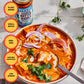 Brooklyn Delhi Golden Coconut Curry - Indian Simmer Sauce with Turmeric  Ginger  Lemon  & Coriander - 12 Ounces - Mild Enough for a kid  Flavorful Enough for a Foodie - Vegan - No Artificial Additives (1 Pack  Butter Chicken)