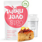 Oats Overnight Peach Upside Down Cake Breakfast Shake - 20g Protein, Gluten Free, 2.7 oz (8 Pack + BlenderBottle)