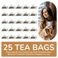 BREWIX Vanilla Spiced Chai Tea - High Caffeine, Gluten Free, 25 Pyramid Tea Bags