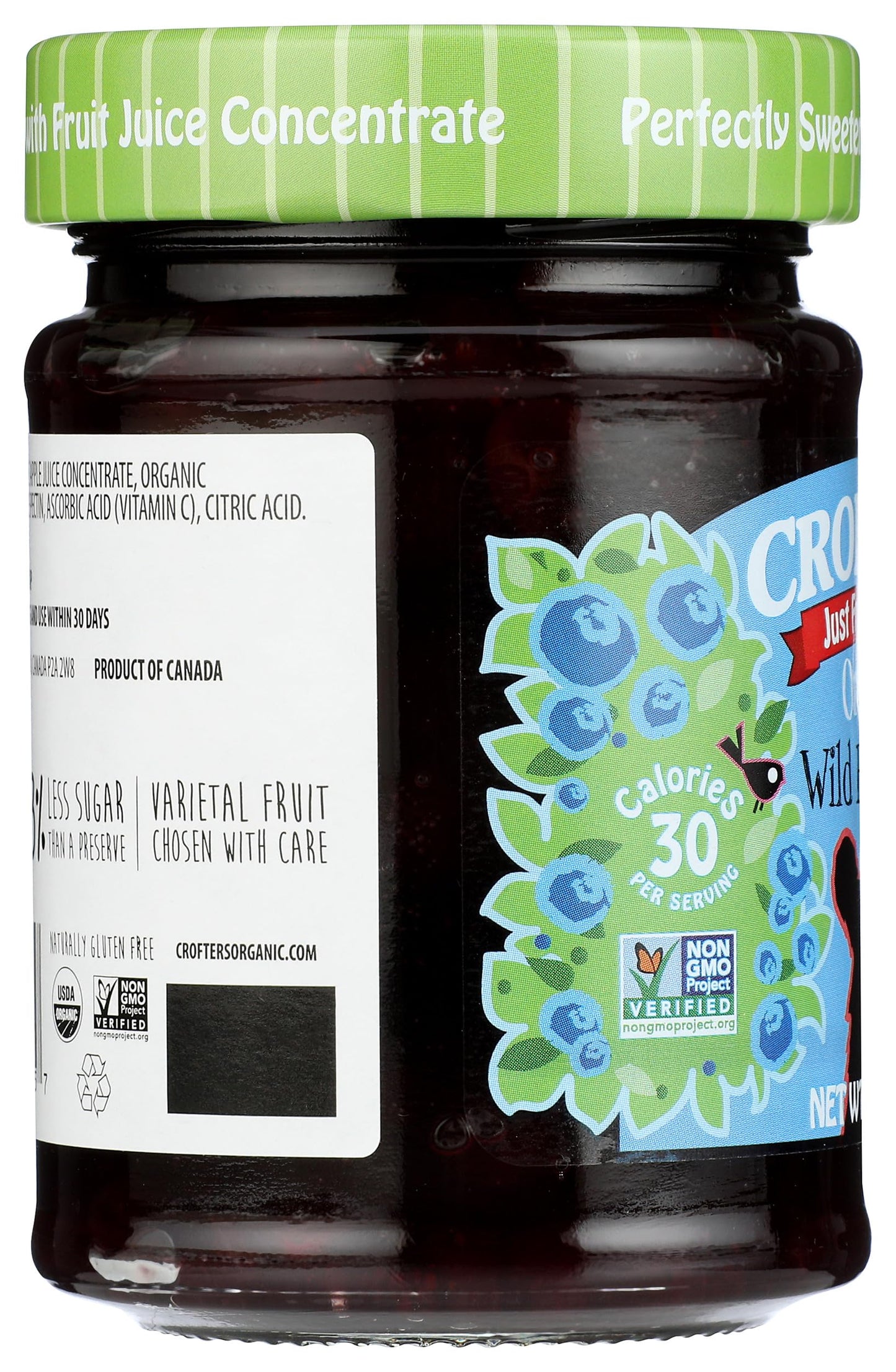 Crofters Fruit Sped Blueberry Organic  10 oz
