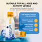 Mdrn-Life Deuterium Depleted Water, Alkaline 9.5 pH, Pack of 12 (500 ml each)