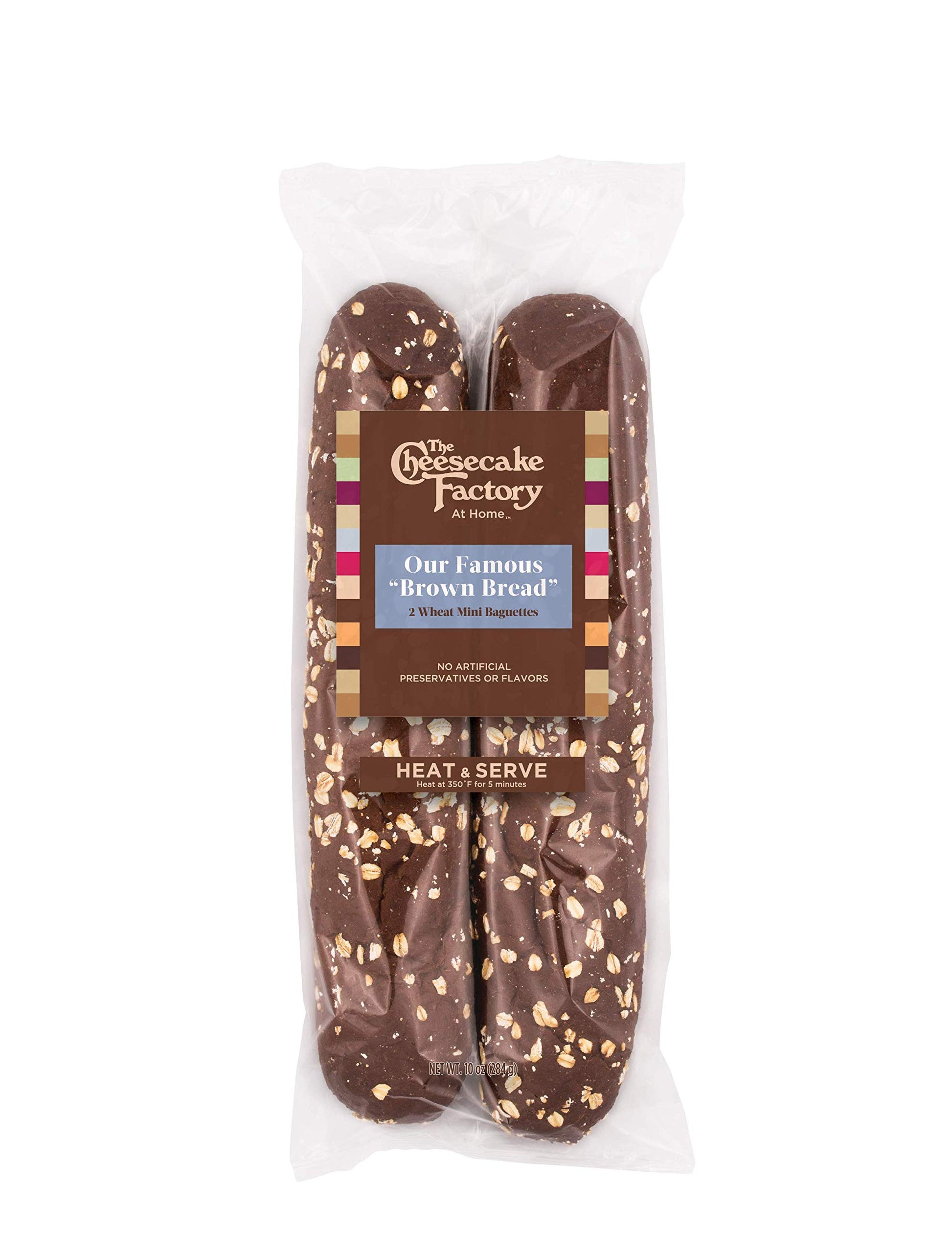 The Cheesecake Factory Brown Bread Sweet Demi Baguette - 2 Pack