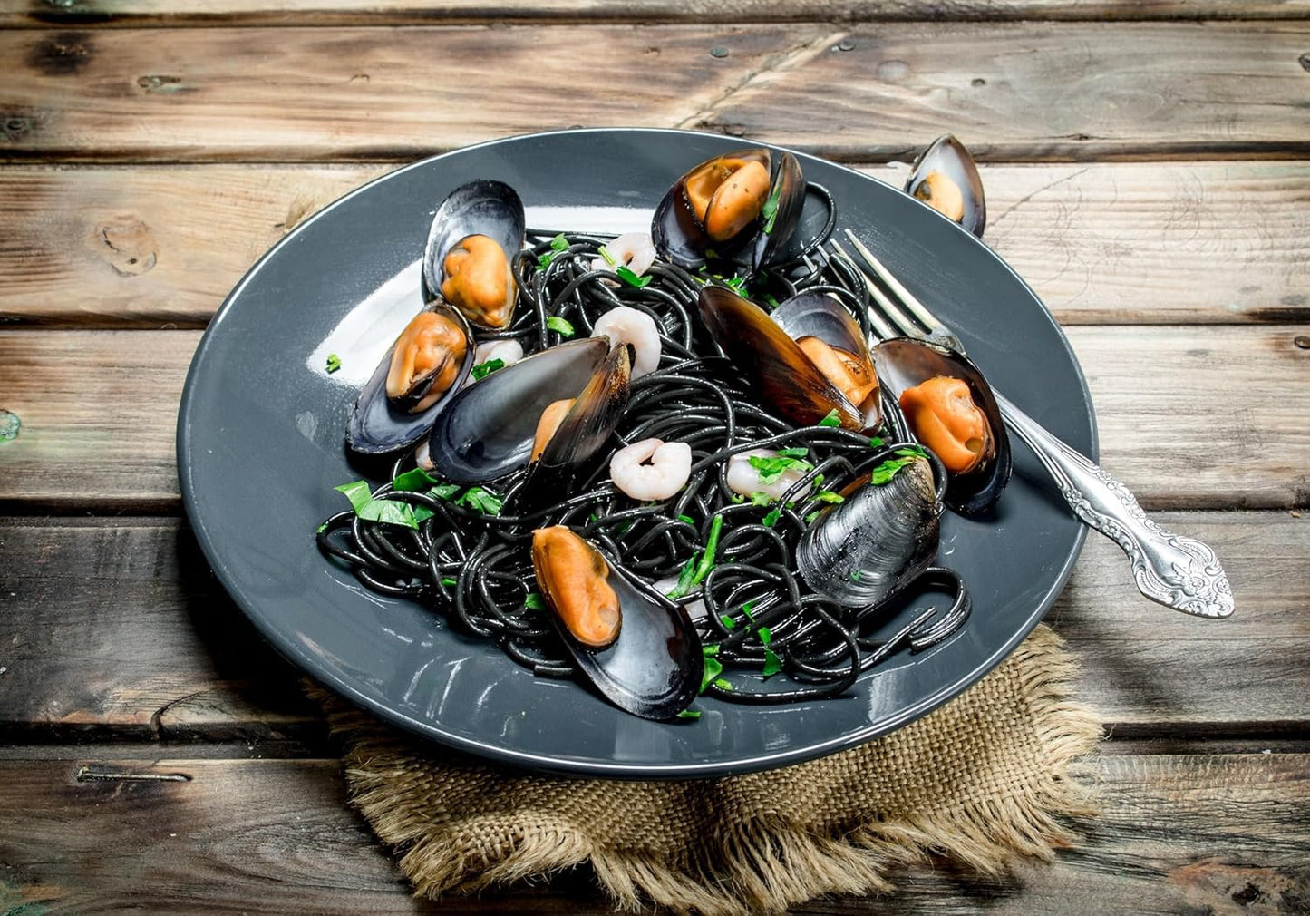 Ikasumi Black Squid Ink Powder - Genuine Ikasumi, 100% Pure, No Added Ingredients - Squid Cuttlefish Ink Powder, Net Weight: 1.7