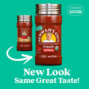 Newman'S Own Organic Paprika; Great On Meats, Stews, Soups, Usda Certified Organic, Non-Gmo, Kosher, 2.13Oz. Bottle