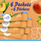 Crystal Light Peach Iced Tea Drink Mix, 72 ct Pack, 12 Canisters of 6 Pitcher Packets, 1.5 oz Each, Naturally Flavored