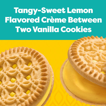 Glutino Gluten Free Lemon Pie Flavored Sandwich Cookies, Gluten Free Snacks, 10.5 oz.