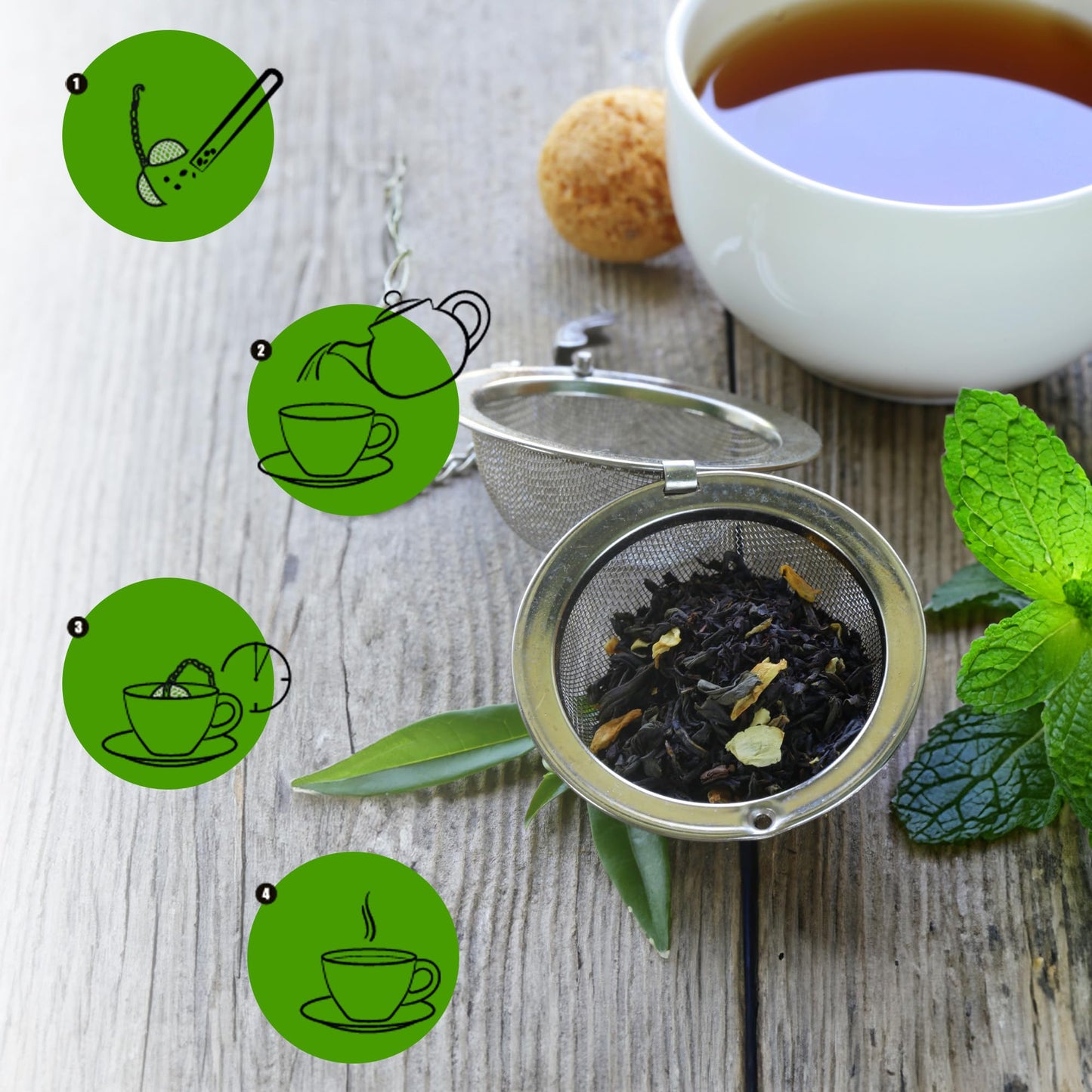 Gourmanity Bedtime Tea Sampler Gift Set, Naturally Calming Herbal Blends, Warm Up And Snuggle Down With Our 3 Sleepy Tea Flavors