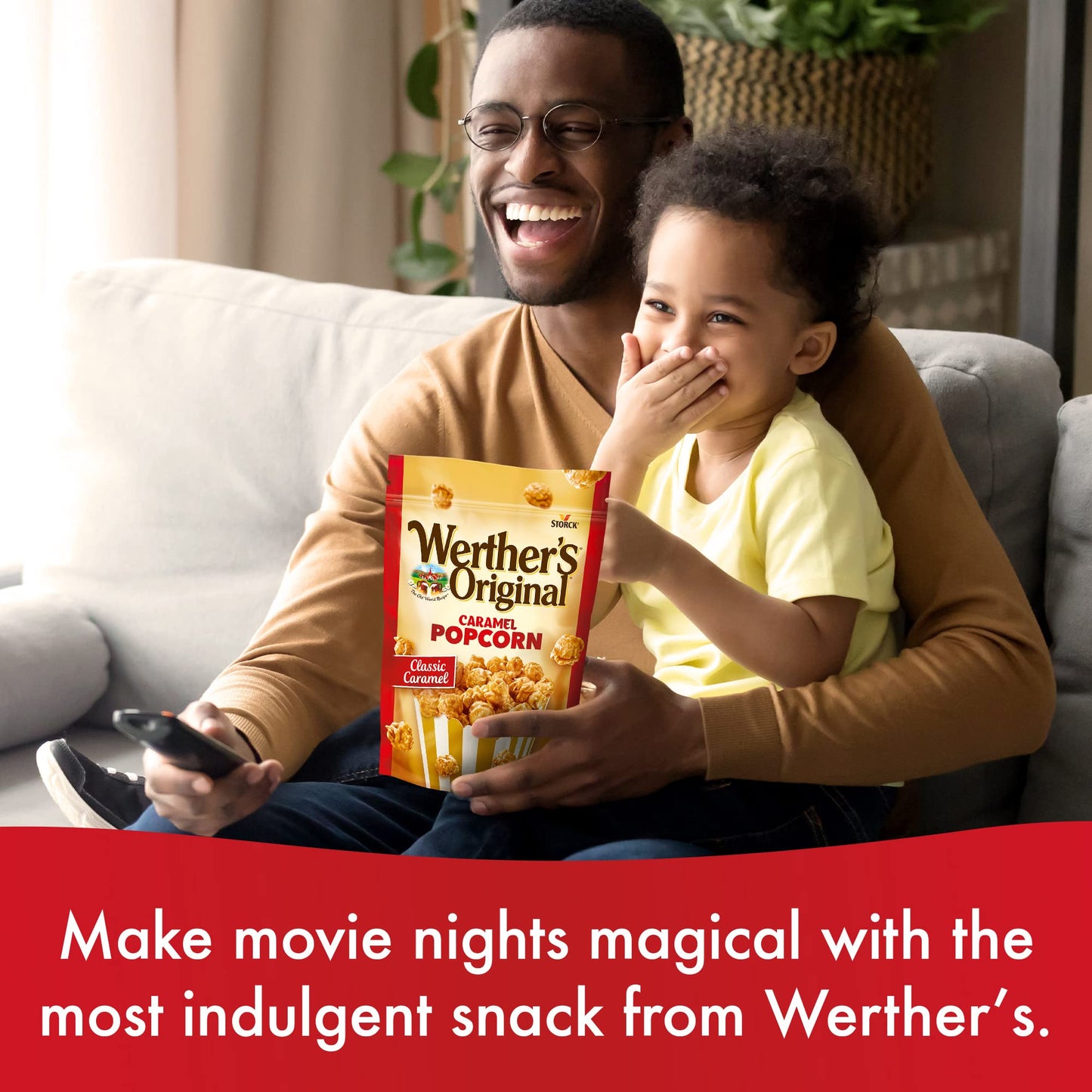 Werther'S Original Caramel Popcorn, Resealable Pouch, 5.29 Oz Bag