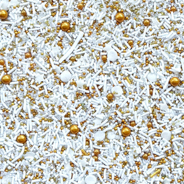 Fancy Sprinkles Gold Digger Sprinkles Real Sugar, For Ice Cream, Cookies, Cakes, Cupcakes, Dessert Decorating Sprinkles (0.5C)