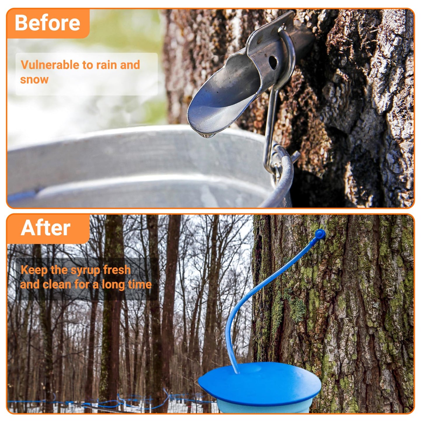 HolyMaji 100FT Maple Syrup Tubing Drop Lines Extractors, Food Grade Maple Syrup Tapping Vacuum Tube, Tree Sap Collection Hose Su